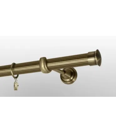 Antik Ø 25 mm - koncovka Duo tyč hladká