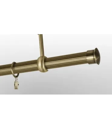 Antik Ø 25 mm - koncovka Duo tyč hladká