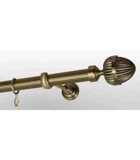 Antik Ø 25 mm - koncovka Odeon tyč ryhovaná