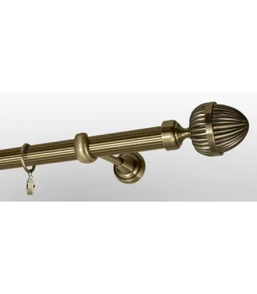 Antik Ø 25 mm - koncovka Odeon tyč ryhovaná