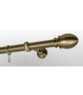 Antik Ø 25 mm - koncovka Beluno tyč ryhovaná