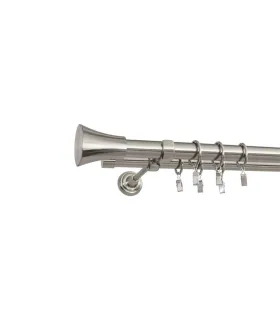 Efekt-nerezová oceľ  Ø 25/19 mm - Koloseo hladke