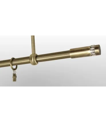 Antik Ø 16 mm - Cylinder crystal tyč ryhovaná