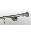 Koloseo Halterung einfach Ø 19mm, Satin-Nickel