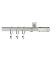 Quadro einläufige Gardinenstange Satin-Nickel Zanotti