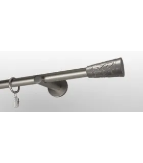 Satin nickel Ø 19mm- Sevilla Držiak jednoduchý simple