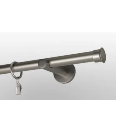 Satin nickel Ø 19mm- Duo Držiak jednoduchý simple