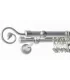 Satin nickel Ø 19 mm - Luka mini