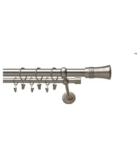 Satin nickel Ø 19 mm - Capri