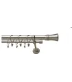 Satiniertes Nickel Ø 19 mm - Capri