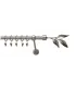 Satin nickel Ø 19 mm - List willow