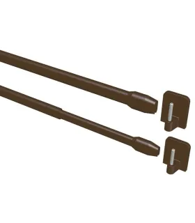 Garniža Mini vitrážka hneda Ø11 mm ( 2ks)