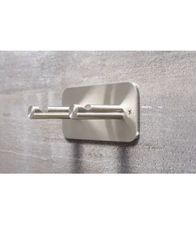 Dvojitý nerezový vešiak N003