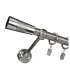 Satin nickel Ø 19 mm - Voleo