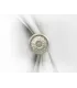 Rozeta (knob) kovova satin