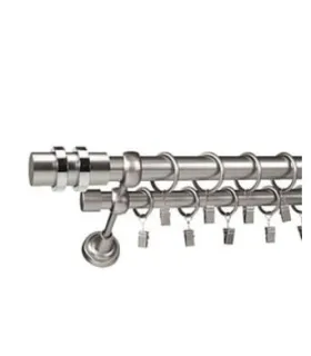 Satin nickel Ø 25/19 mm - Neapol