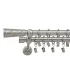 Satin nickel Ø 19 mm - Trapezium