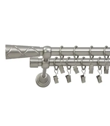 Satin nickel Ø 19 mm - Trapezium