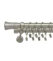 Satiniertes Nickel Ø 25/19 mm - Capri