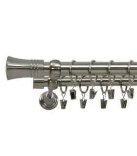 Efekt-nerezová oceľ  Ø 25/19 mm - Capri