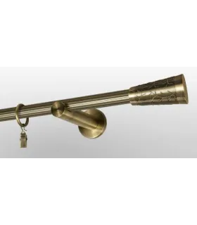 Antik Ø 19mm - Sevilla Držiak jednoduchý simple tyč ryhovaná