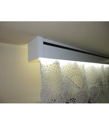 Garniža Galaxy biela dvojradová s dekorom