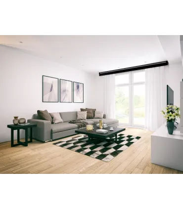 Garniža Galaxy dvojradová čierna s dekoračným pásikom