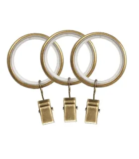 Krúžok tichy so štipcom 1 kus antik Ø19 mm