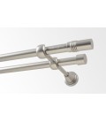 Satin nickel Ø 19 mm - Cylinder