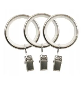 Krúžok tichy so štipcom 1 kus ef nerezova ocel  Ø19 mm