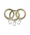 Ringgleiter mit Klammer 1 Stück antik Ø25 mm