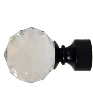 Koncovka  čierna Crystal gula