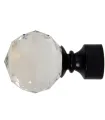 Endkappe schwarz Crystal Kugel