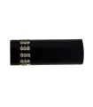 Endstück schwarz Cylinder crystal