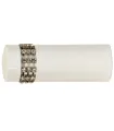 weiße Endkappe Cylinder crystal