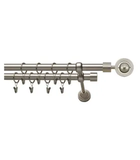 Satin nickel Ø 19 mm - Jupiter