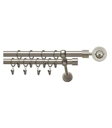 Satin nickel Ø 19 mm - Jupiter
