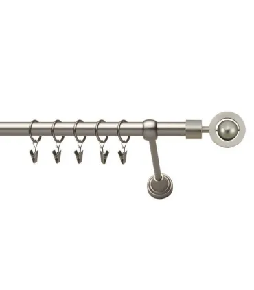 Satin nickel Ø 19 mm - Jupiter