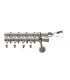 Satin nickel Ø 19 mm - Crystal Cone