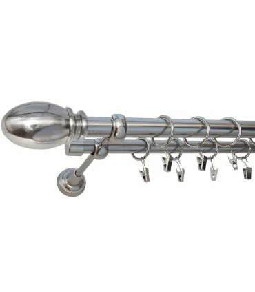 Efekt-nerezová oceľ  Ø 25/19 mm - Beluno