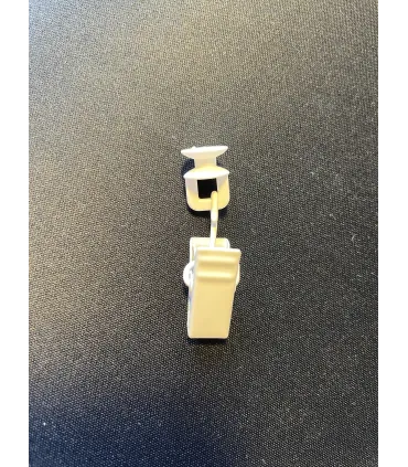 Štipec kovový rotačný  biely 10ks