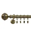 Antik Ø 25 mm - Kalisto Crystal Endstück für glatte Stangen
