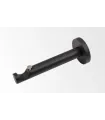 Schraubhalter einfach simple Ø25 mm schwarz