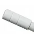 Koncovka Cylinder hladky biela Ø25 mm kus