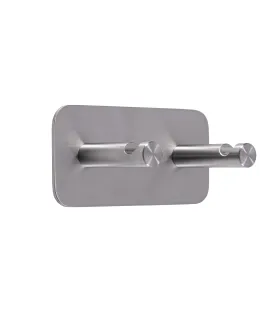 Dvojitý samolepiaci vešiak Inox N003