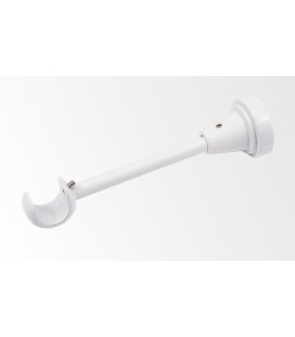 Držiak jednoduchý U biely 