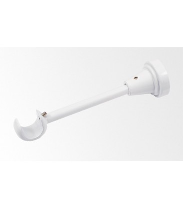 Držiak jednoduchý U biely 