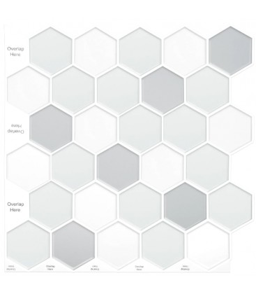 Pvc obkladový umývateľný panel 3d P0001 48.5 x 96 cm