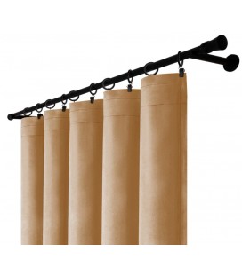 Záves na riasiacej páske 140cmx250 cm farba Olivovo Sivá