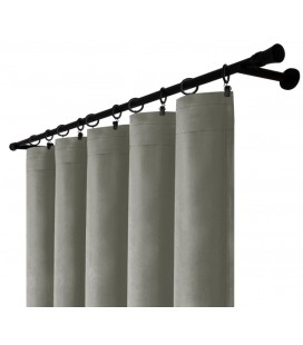 Záves na riasiacej páske 140cmx250 cm farba Olivovo Sivá